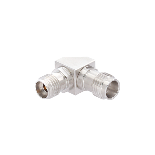 Precision Test Adapter-2.4mm(F) to 2.92mm(F) Right Angle type: 40 GHz Precision Test Adapter-2.4mm(F) to 2.92mm(F) Right Angle type: 40 GHz